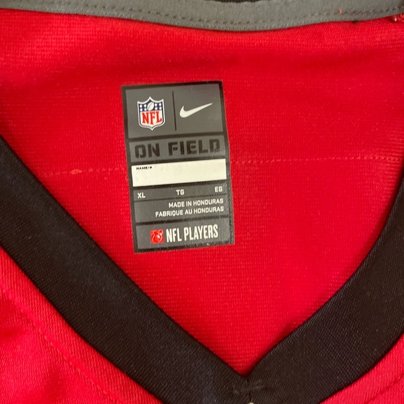 Women Nike Atlanta Falcons Julio Jones XL #11 ON FIELD NFL. Jersey - Picture 4 of 14